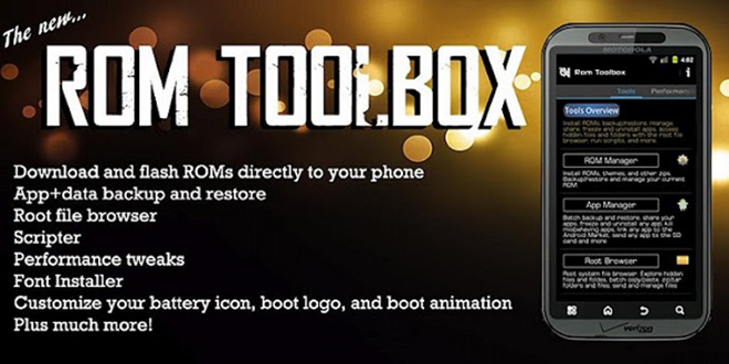 دانلود ROM Toolbox Pro v6.0.6.9 اپلیکیشن جعبه ابزار رام