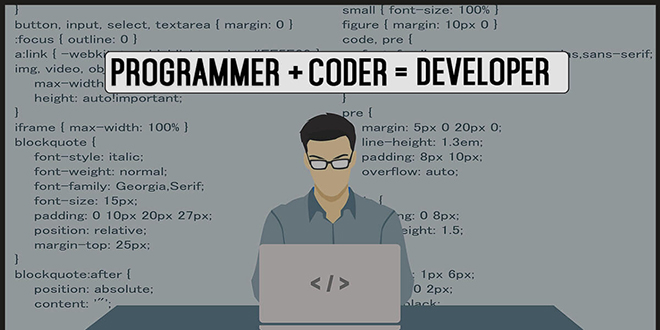 تفاوت بین کدر، برنامه نویس و دولوپر