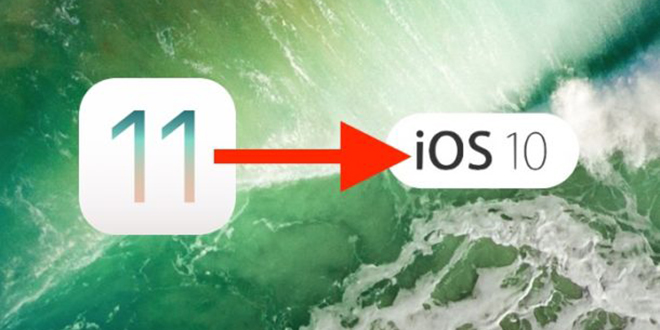 آموزش دانگرید کردن از ios 11 به ios 10